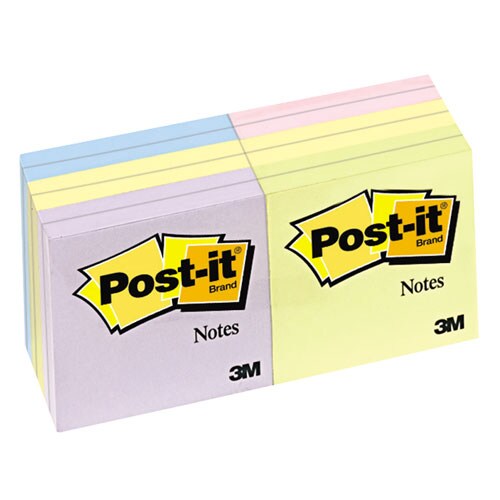 Post It Notes, Plain, 3x3, Blue Free Shipping On Orders Over 45