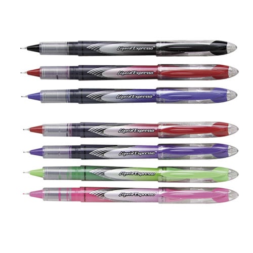 Liquid Expresso Pen, Extra Fine Point, Red Ink (bulk pack of 144