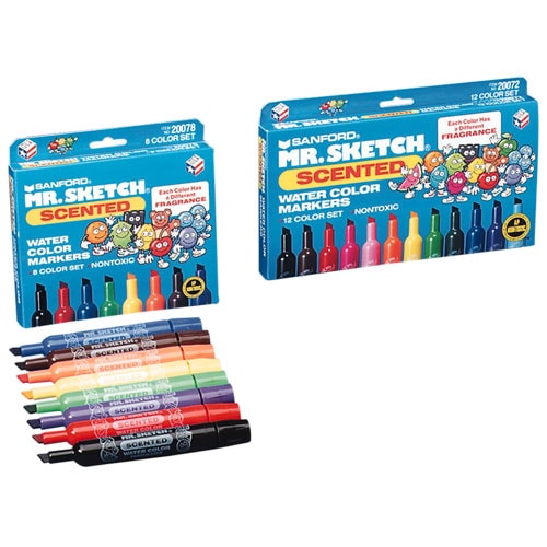 Mr. Sketch Scented Watercolor Markers, 8 Pack