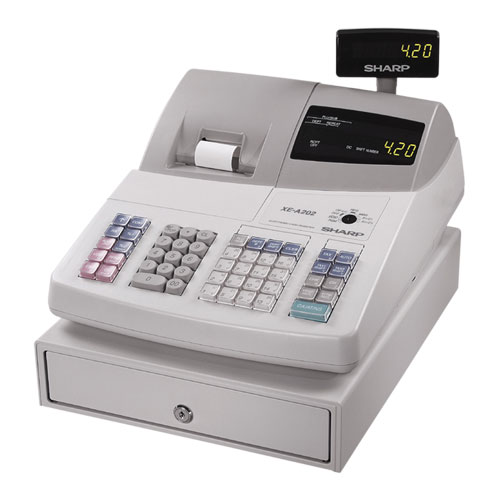 Sharp XE-A201 Electronic Cash Register (Each) - Bed Bath & Beyond