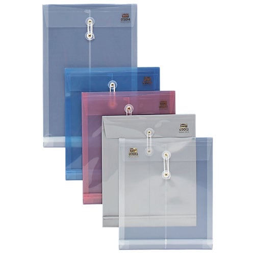 String& Button Poly Hide Envelope, Letter, Clear (Each)  