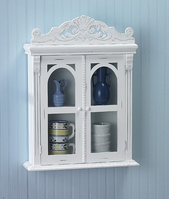 Distressed White Arch Wall Free Shipping Today 1019620