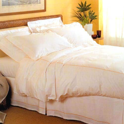 Shop Frette Scallop Edge 3 Piece Duvet Cover Set Queen