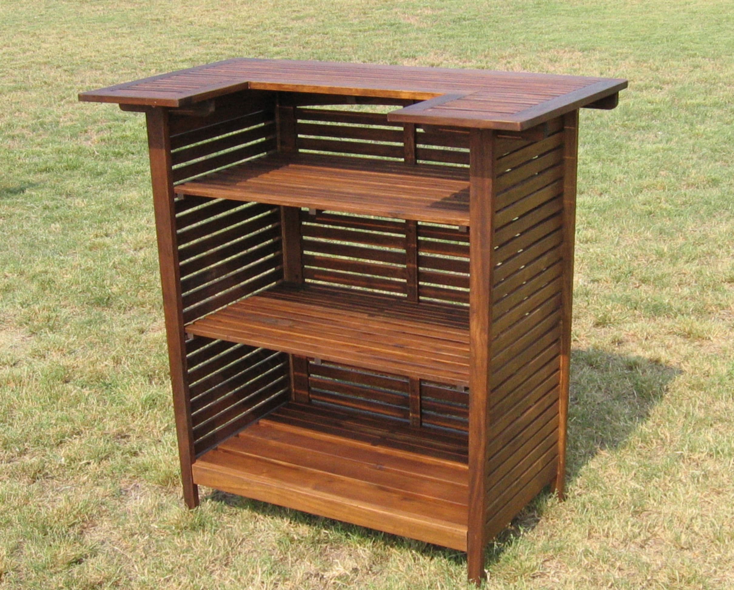 Shop Wood Outdoor / Indoor Bar - Free Shipping Today ... on Outdoor Bar Supplies id=51591