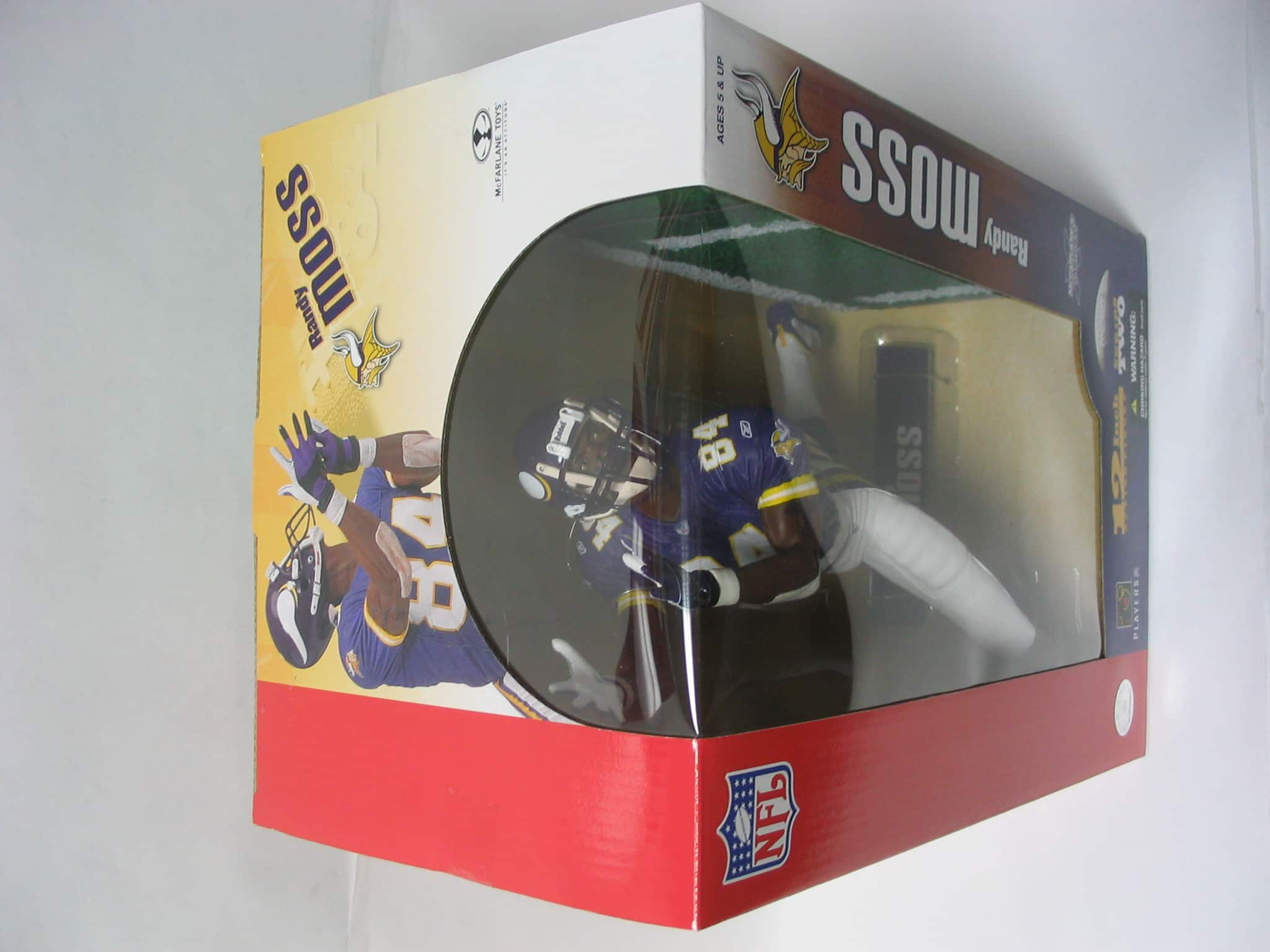 Mavin  McFarlane NFL Series 2 - 12 Inch Randy Moss Minnesota Vikings  Figure UNOPENED