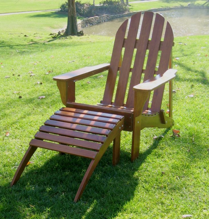 Adirondack Chair with Foot Rest Bed Bath & Beyond 2342032