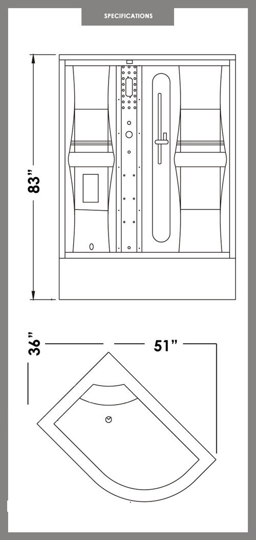 Ariel 903 Steam Shower Bed Bath & Beyond 2611379