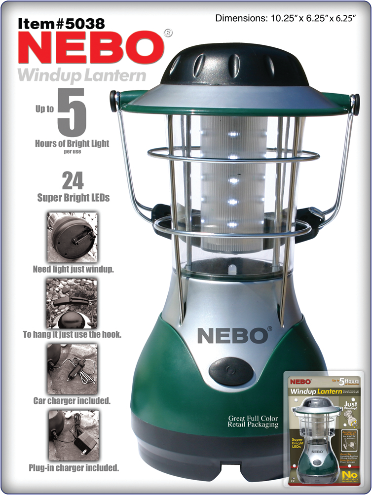Shop 24 Super Bright LED's Windup Lantern - Free Shipping On Orders