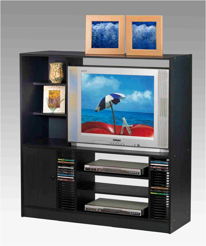 Black Space Saver Entertainment Center Bed Bath & Beyond 2918698