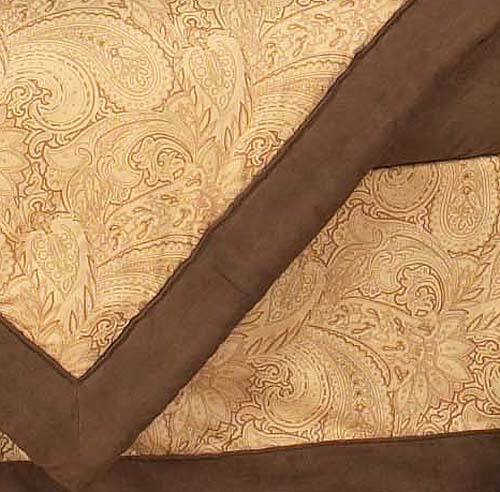 Camel Brown Paisley 12 Piece Baby Bedding Set Overstock 2923481