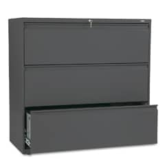 HON 800 Series 42 inch Wide 3 Drawer Lateral File Cabinet   