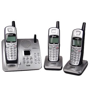 Vtech IA5874 5.8 GHz Handset Cordless Phone System (Refurbished) - Free