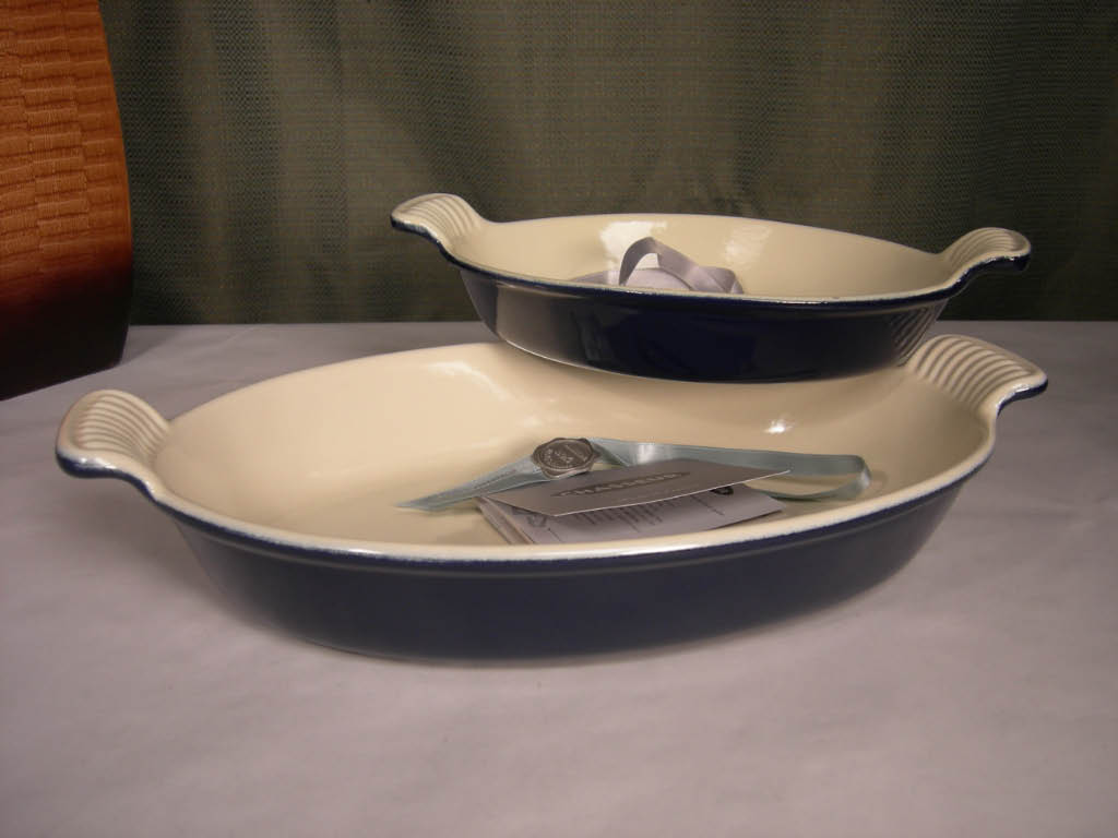 French Enameled Cast Iron 2piece Baking Dish Set Bed Bath & Beyond