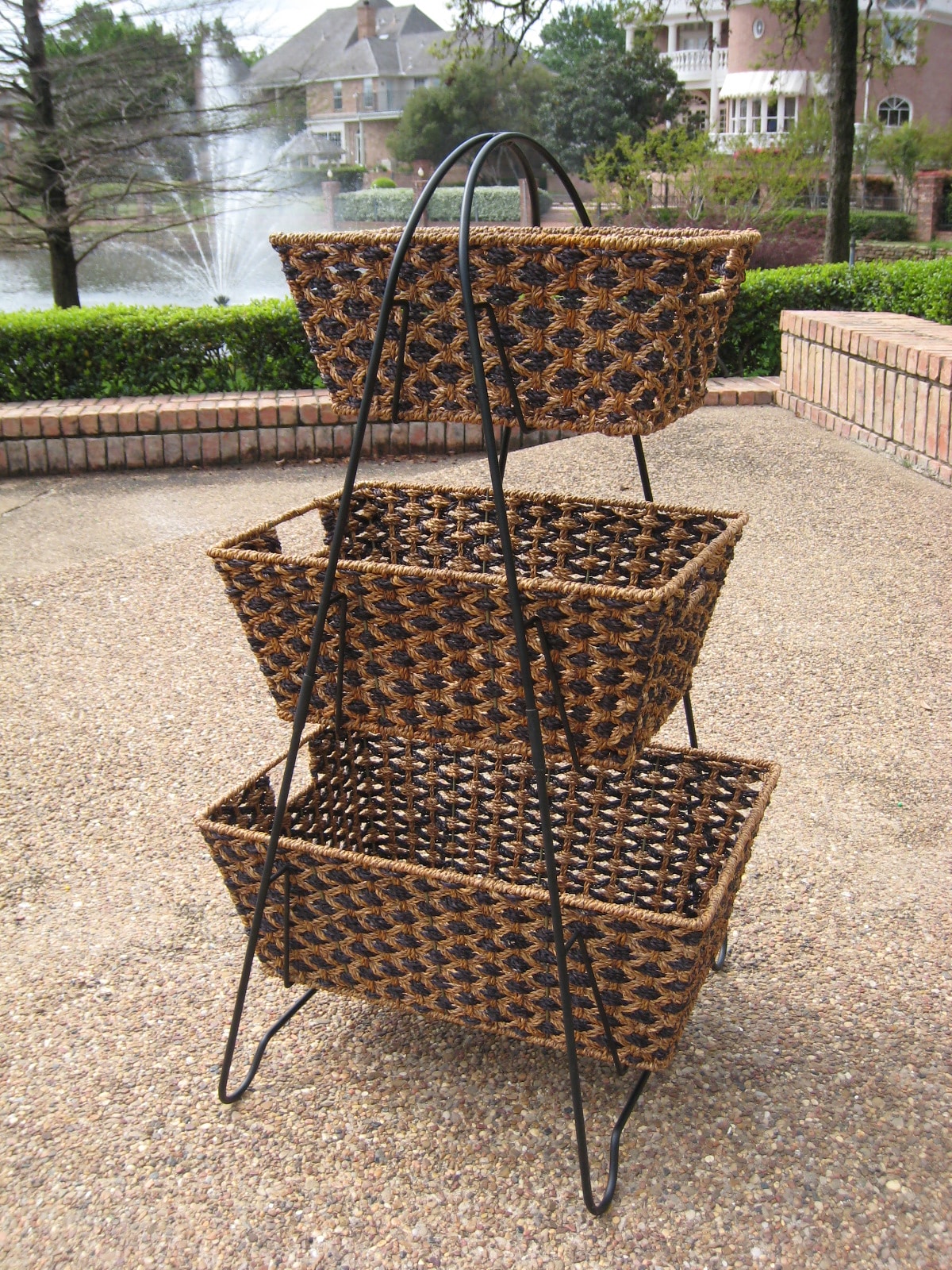 Iron/ Rope Folding 3tier Hamper Bed Bath & Beyond 3177009