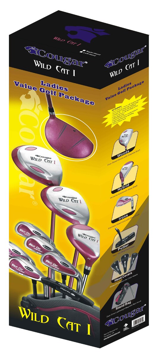 Cougar Wild Cat 14piece Women's Golf Set Bed Bath & Beyond 3181203