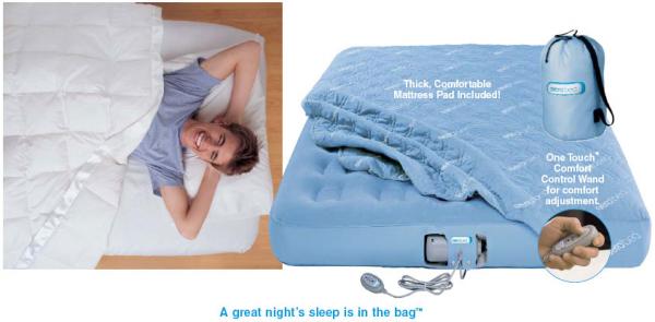 premier collection added comfort air mattress