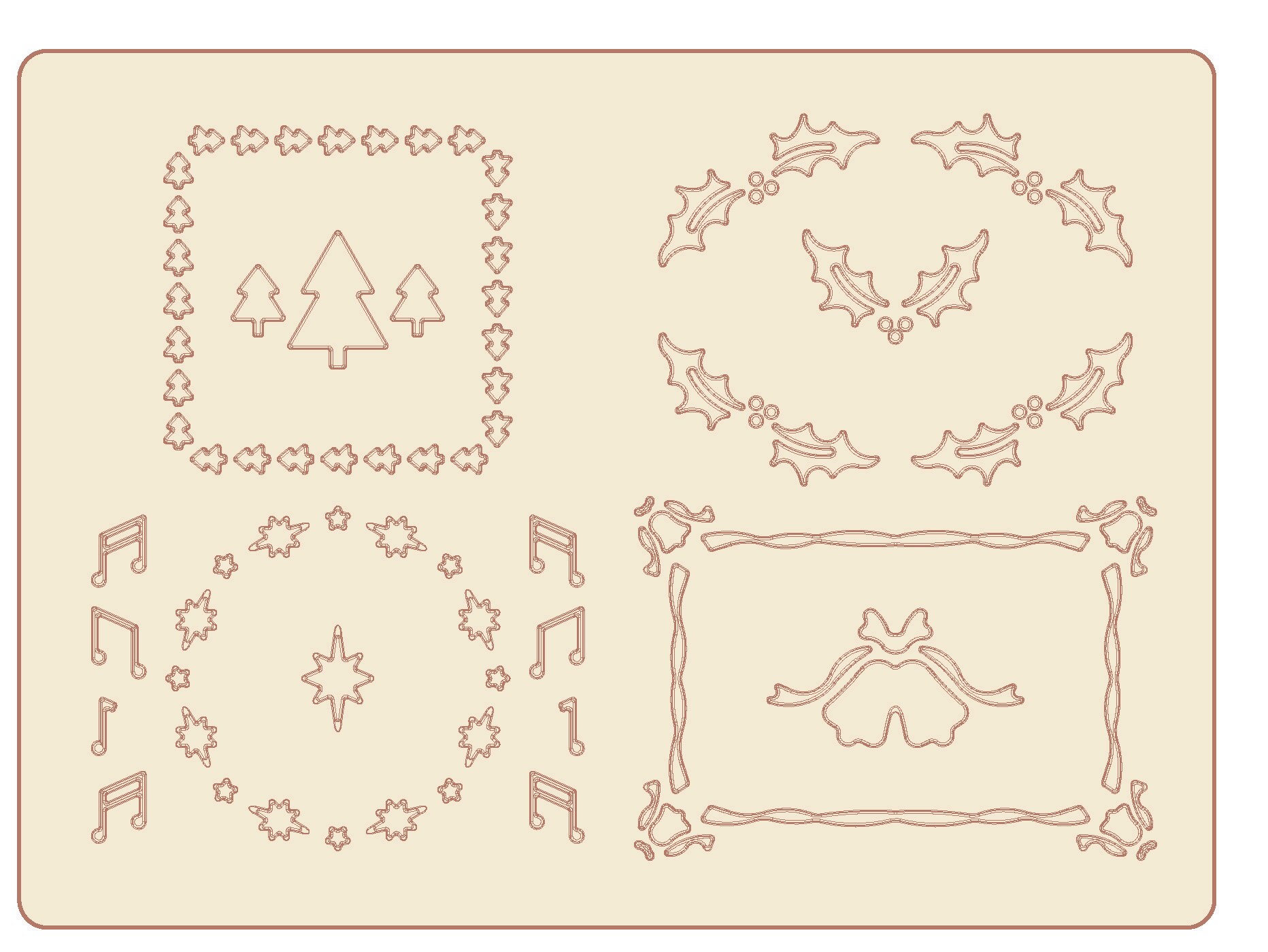 Helix Embossing Board Christmas Decorations Bed Bath & Beyond 3908755