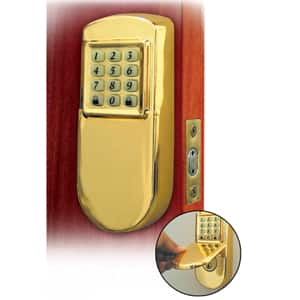 Brass Keyless Entry System (case of 12) - Bed Bath & Beyond - 1934392