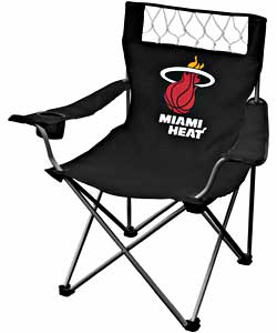 Shop Black Miami Heat Folding Chair Free Shipping On Orders Over