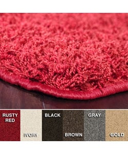Machine-made Super Shag Rug (8' x10' - Bed Bath & Beyond - 2947800