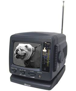 slide 1 of 1, Memorex 5-inch Portable TV/ Radio