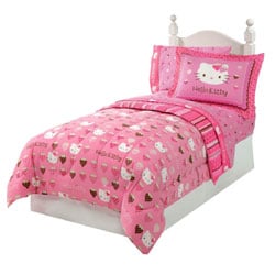 Shop Hello Kitty Strawberry Bedding Ensemble Free Shipping Today