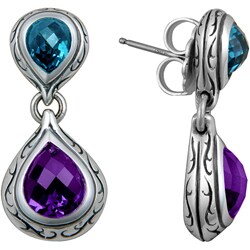 scott kay blue topaz earrings