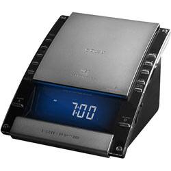 slide 1 of 1, Sony ICFCD7000 Black Alarm Clock CD Radio (Refurbished)
