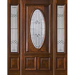 Mahogany Door With Oval Window