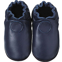 navy blue infant shoes