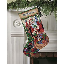 Santa's Delivery Stocking Needlepoint Kit - Bed Bath & Beyond - 3372842