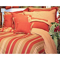 Tuscan Stripe Twin-size Duvet Cover Mini Set - Bed Bath & Beyond - 3402532