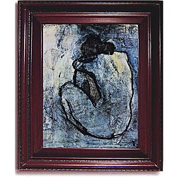 Pablo Picasso 'Blue Nude' Framed Canvas Art - Bed Bath & Beyond - 3405988