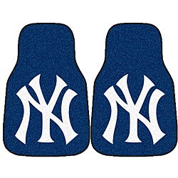 Fanmats MLB New York Yankees 2-piece Logo Car Mat Set. Opens flyout.