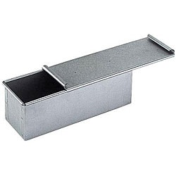 Paderno Aluminized Steel 7.875-inch Bread Pan with Lid. Opens flyout.