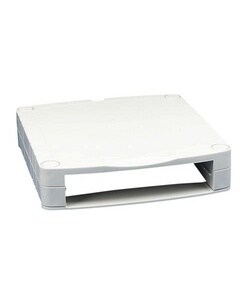 Monitor Riser, Adjustable, Storage Under Monitor, Putty (Each) - Bed ...