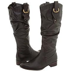 Fitzwell Adaira/Wide Calf Dark Brown Calf Nappa Boots