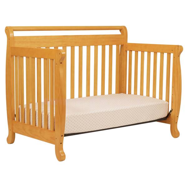 Shop Davinci Emily 4 In 1 Crib With Toddler Rail In Honey Oak