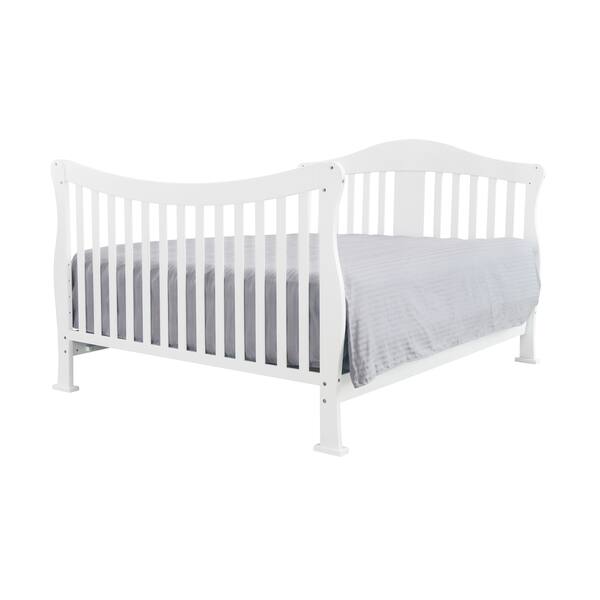 DaVinci Parker 4in1 Crib with Toddler Rail in Pure White Bed Bath