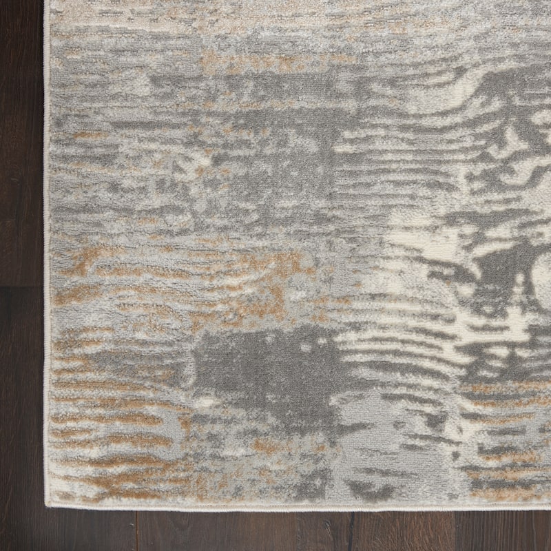 Nourison Solace Vintage Distressed Abstract Area Rug