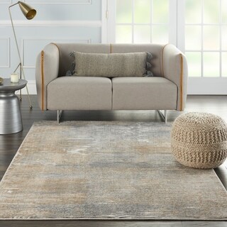Nourison Solace Vintage Distressed Abstract Area Rug