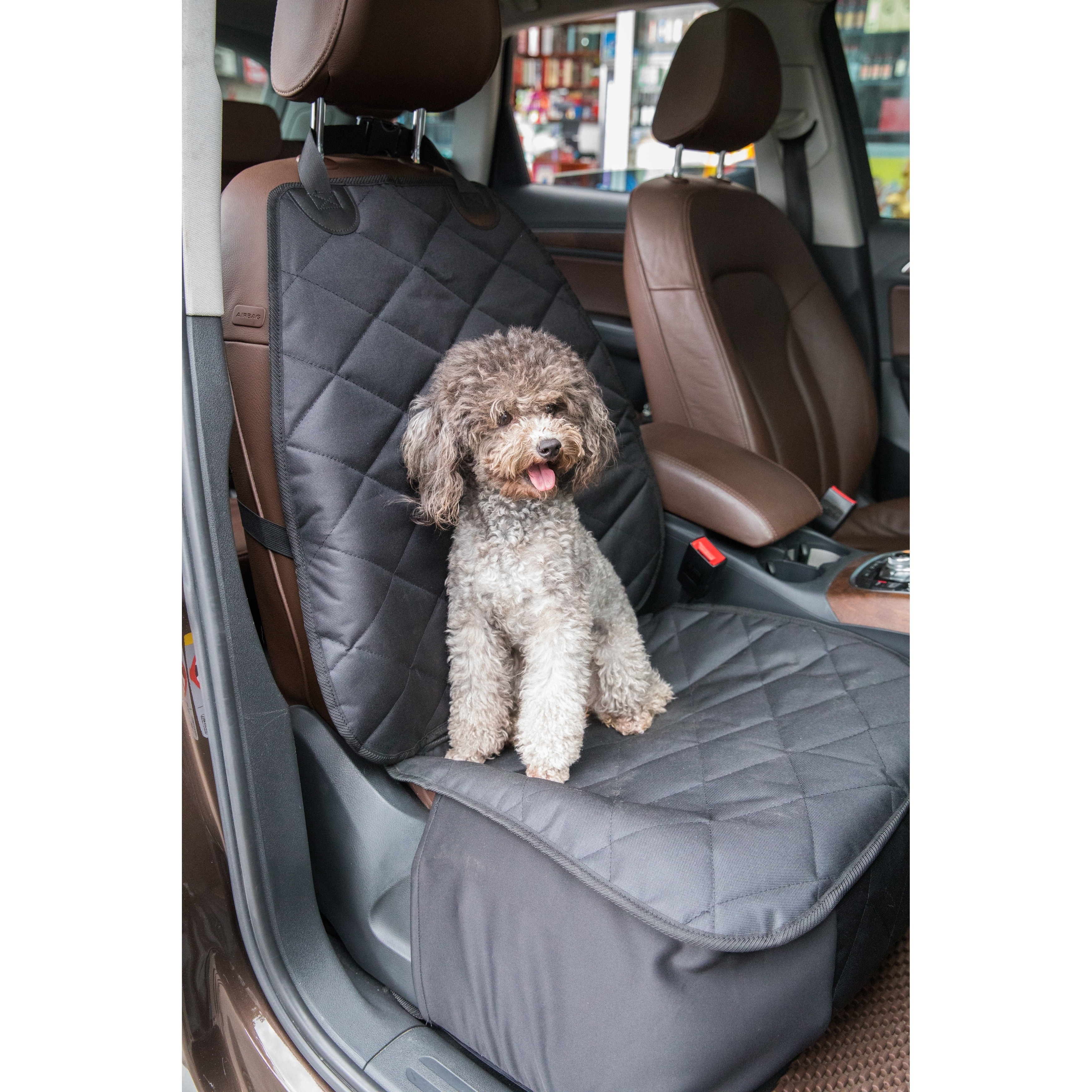 quilted pet car seat cover