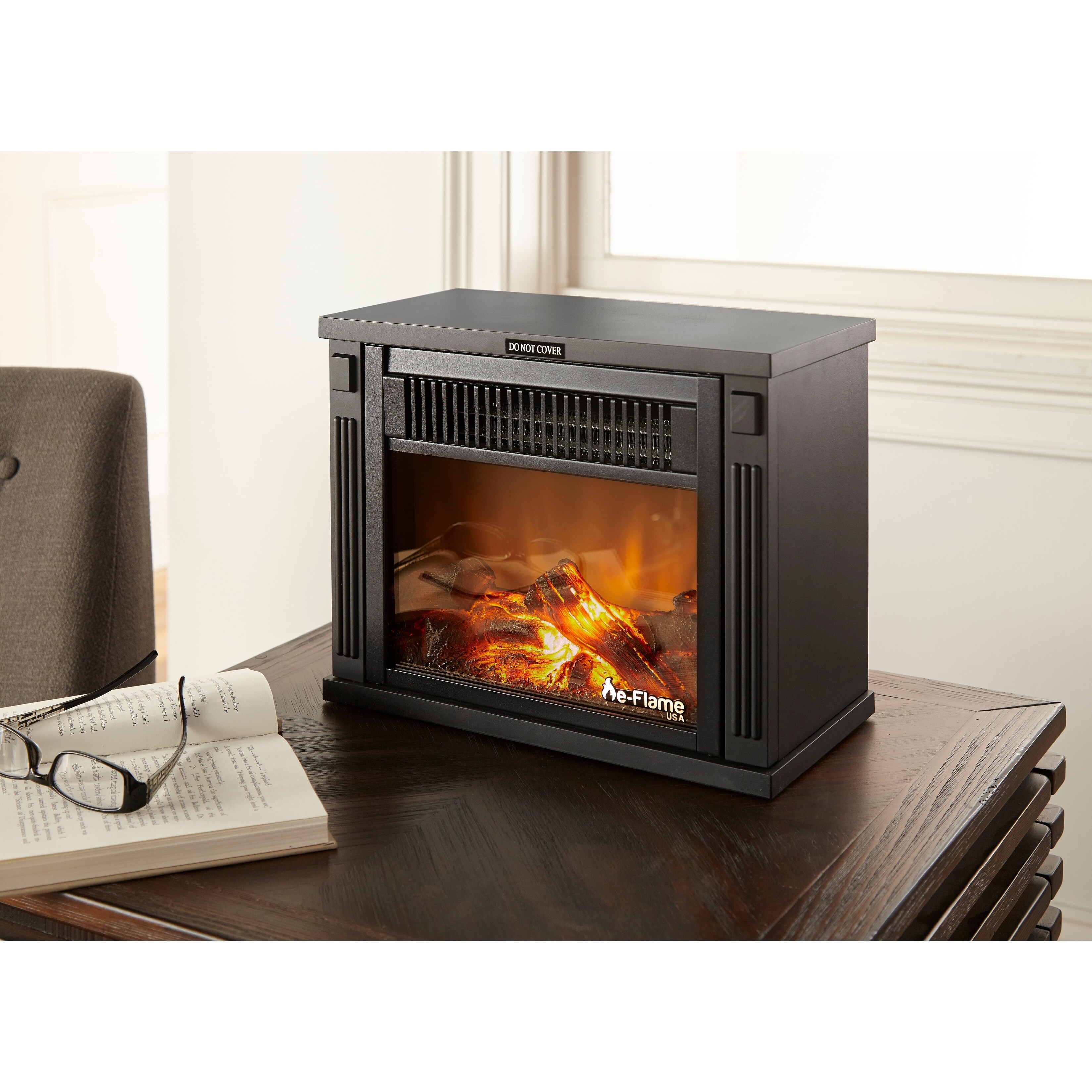 Shop E Flame Usa Fairbanks 13 Compact Portable Electric Fireplace