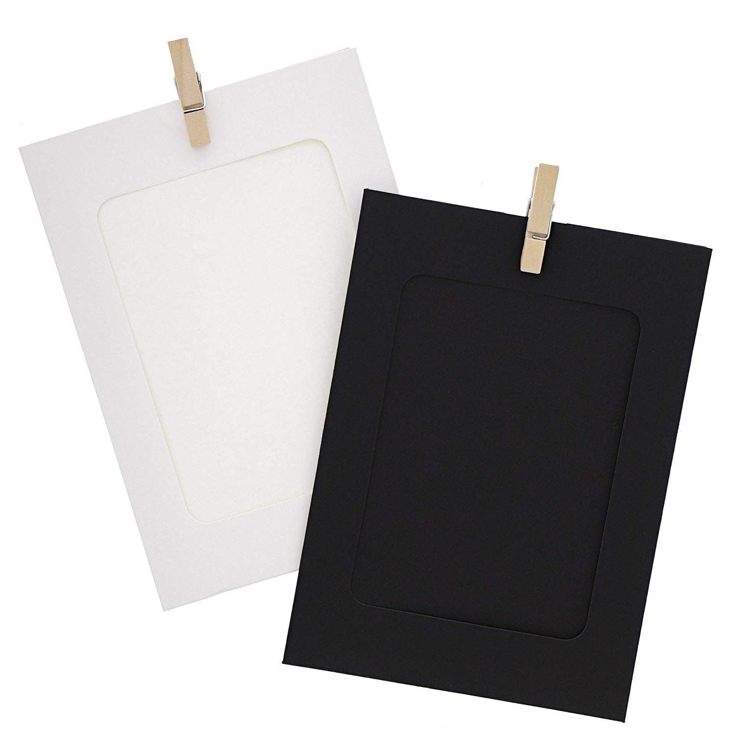 https://ak1.ostkcdn.com/images/products/30018973/50-Pack-Cardboard-Paper-Picture-Frame-DIY-Hanging-Kit-4-x-6-Inch-Black-White-1745f53d-b9c4-4a2e-9fa1-427a3695f5dd.jpg