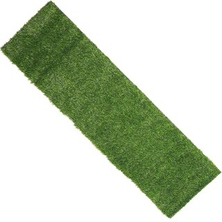 Artificial Grass Party Table Runner for Indoor Outdoor Parties, 17 x 59 ...