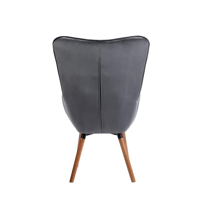 Porthos Home Fosco Arm Chairs For Living Room, Wingback in Velvet