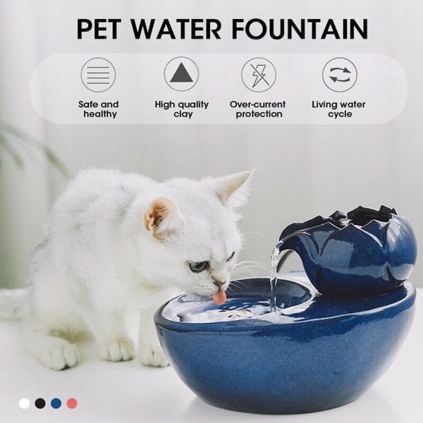 Ceramic pet water clearance fountain