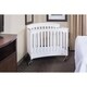 preview thumbnail 1 of 4, Royale Folding Fixed-Side Compact Crib, Slatted w/ 4" Casters