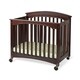 preview thumbnail 4 of 4, Royale Folding Fixed-Side Compact Crib, Slatted w/ 4" Casters