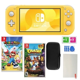 Shop Nintendo Switch Lite in Yellow with Crash Bandicoot - Free Shipping Today - Overstock ...